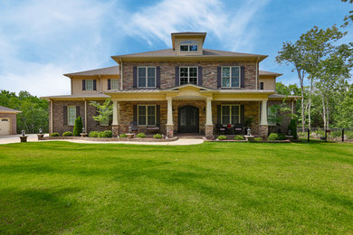 Home design - large craftsman home design idea in Other