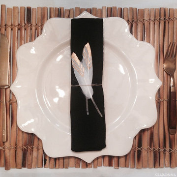 halloween place setting