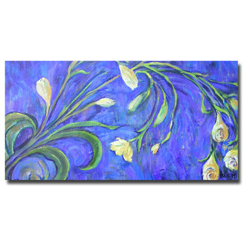 'Yellow Tulips' Canvas Art by Wendra