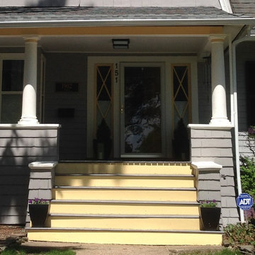 Center Hall Colonial - Colorful Exterior Painting, South Orange, NJ