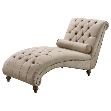Yarmouth Chaise Lounge, Beige