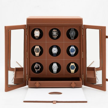 "LE TEMPS IX" LUXURY WATCH WINDER FOR 9 WATCHES BY MALTIER LE MALLETIER