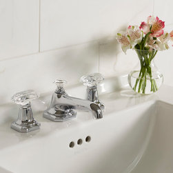 Basin faucet set with crystal handles by Kallista - Bathroom Faucets And Showerheads