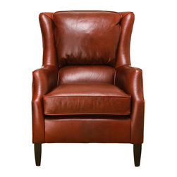 Alex Leather Chair - Armchairs And Accent Chairs