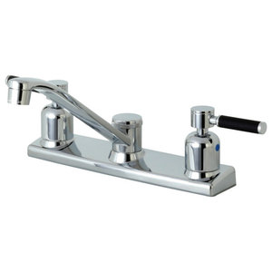 Kingston Brass FB0571 Columbia Single Handle 8-Inch Centerset Kitchen Faucet,... 