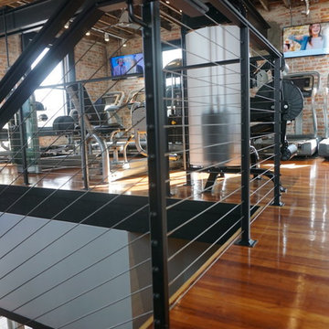 Shape Fitness Cable Wire Railing Job, Worthington, Ohio