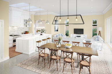 3D images of Interior Kitchen and Living space