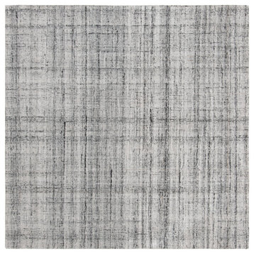 Safavieh Abstract Collection ABT141 Rug, Grey/Black, 6' Square