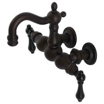 Kingston Brass CA1001T Heritage Wall Mounted Clawfoot Tub Filler - Oil Rubbed