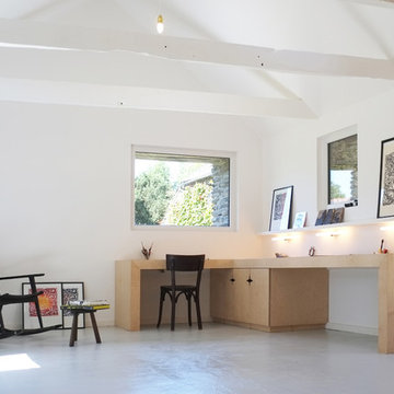 ATELIER D’ARTISTE_Réhabilitation d’une grange en atelier de gravure