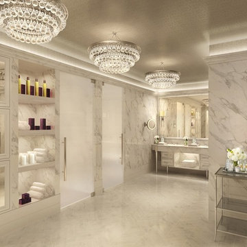 Traditional White Bathroom Look