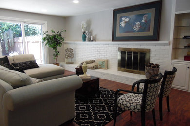Living room - contemporary living room idea in Other