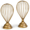Gold Balloon Wire Hat Stands, Set of 2