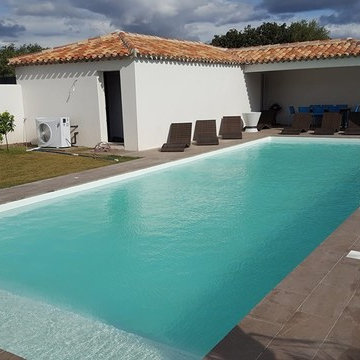 Grande piscine de 14 x5 m