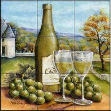 Rita Broughton - Kitchen Backsplash Tile Murals