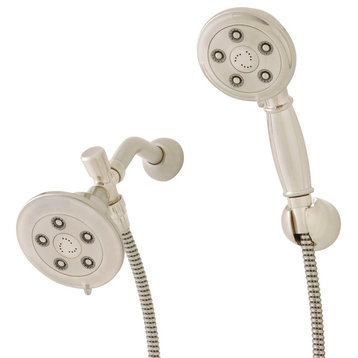 Alexandria Anystream Wall Mounted 2-Way Shower System, Brushed Nickel