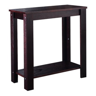 Modern Espresso Wooden Sofa End Table Side Table Transitional Side Tables And End Tables by Imtinanz LLC Houzz