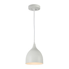 50 Most Por White Pendant Lights For 2019 Houzz 1 Light Pendant Matt White