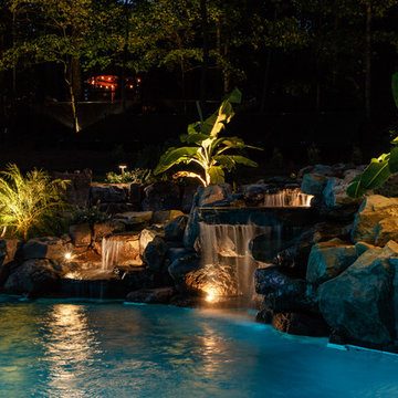 Johns Creek, GA Backyard Lighting Project