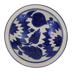 Le Souk Ceramique - Small Stoneware Serving Bowl Jinane Design - Serving And Salad Bowls