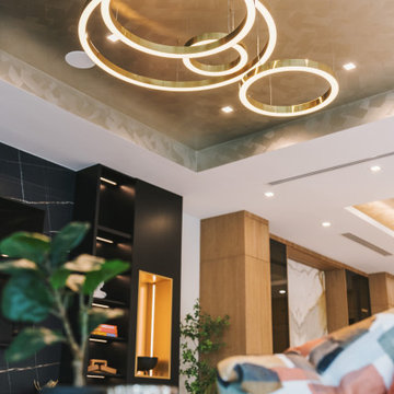 Illuminate Your Entertainment Space: Family Room Lighting and Specialty Tray Cei