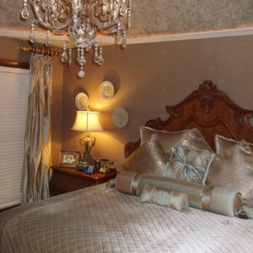 Wall treatments: wallpaper, paint, faux decorative paint finishes
