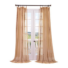 Single panel curtain
