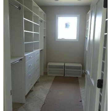 Master Bed Closets