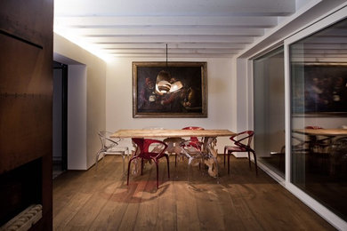 Dining room - eclectic dining room idea in Other