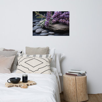 Lavender's Lullaby Photo Realism Digital Art Loose Print