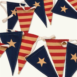 Old Glory Pennant Banner - Wreaths And Garlands