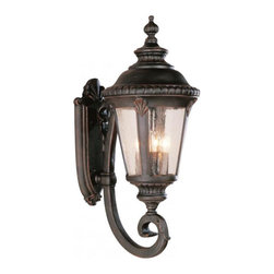 Trans Globe Lighting - Trans Globe Lighting Classical Swedish Iron Four-Light Outdoor Wall Light - Outdoor Wall Lights And Sconces