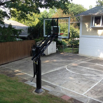 Frank L's Pro Dunk Platinum Basketball System on a 32x32 in Bethesda, ME