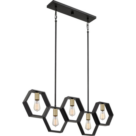 Quoizel Bismarck Five Light Island Chandelier BSK540EK