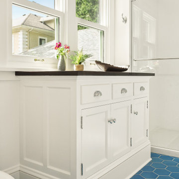 Irvington Bathroom and Basement - Bathroom Cabinetry View