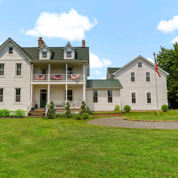 Historic Fairfax Farmhouse Receives Hearth Room and Garage/In-Law Addition
