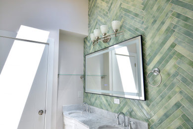Bathroom - modern bathroom idea in Seattle