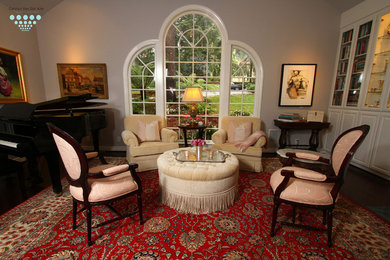 Living room - traditional living room idea in Los Angeles