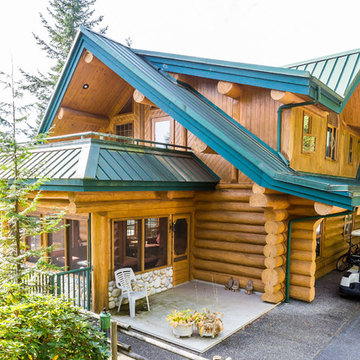 Log Home Full Scribe Exteriors