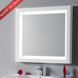 Fresca Platinum Due 39" Bathroom Mirror FPMR7536WH - Bathroom Mirrors