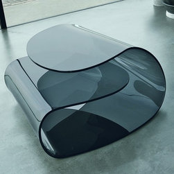 Glass Coffee Table Volup by Tonin Casa - $1,675.00 - Coffee Tables
