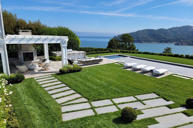 Inspiration for a coastal patio remodel in San Francisco