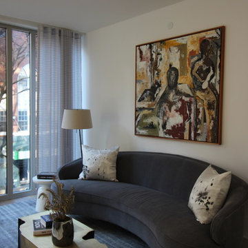 A new condo model unit drapery project