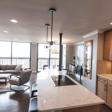 Warm Modern Meets Sophisticated Industrial