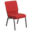 Red Fabric Church Chair