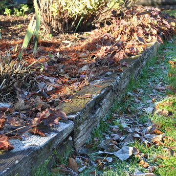 Mr and Mrs Stewarts Railway Sleeper Garden
