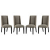 Baron Dining Chair Fabric Set of 4
