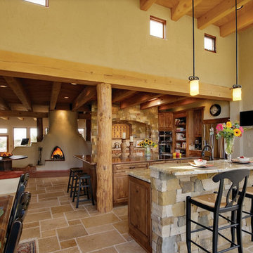 Great Room- Living & Kitchen Spaces