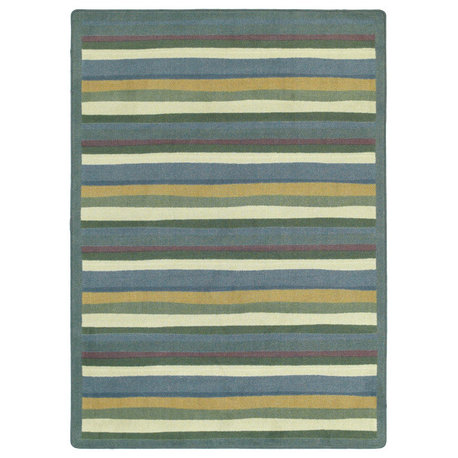 Kid Essentials Rug, Yipes Stripes, Soft, 3'10"x5'4"