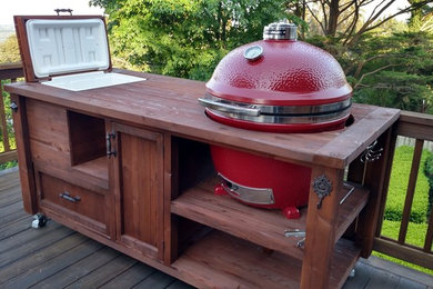 Grill & Chill Table & Cabinets